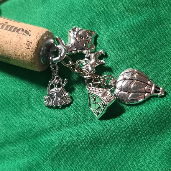 Wizard of Oz Wine Cork Key Chain & Purse Charm NWT - Picture 3 of 4